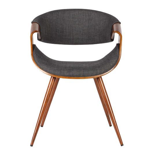 Butterfly Mid-Century Dining Chair Walnut