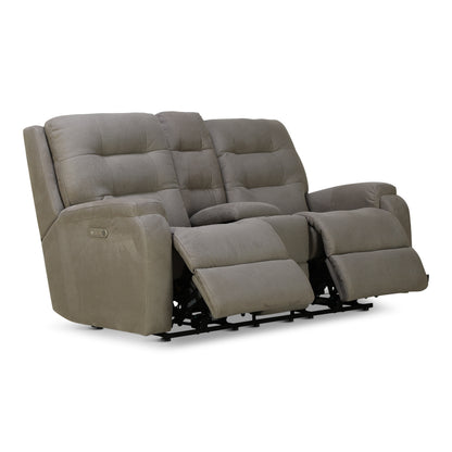 Flexsteel Darby Power Reclining Loveseat with Console