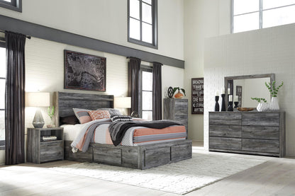 Ashley Baystorm Full Panel Bed with 4 Storage Drawers