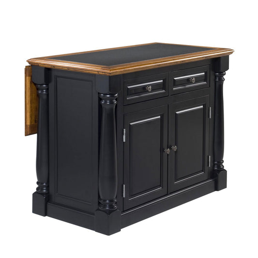 Monarch Kitchen Island with Granite Inlay