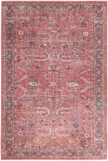 NC1 7'10" x 9'10" Washable Rug Brick