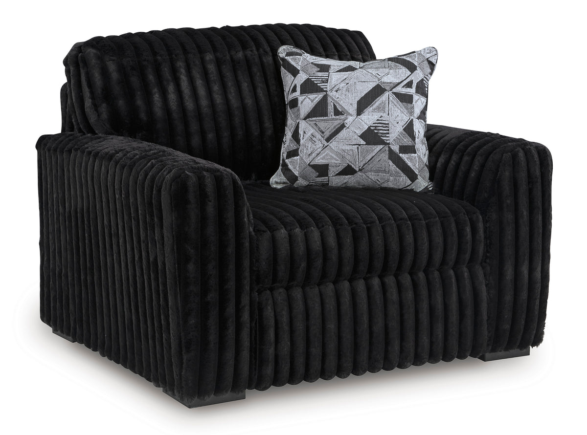 Ashley Midnight-Madness Chair and a Half