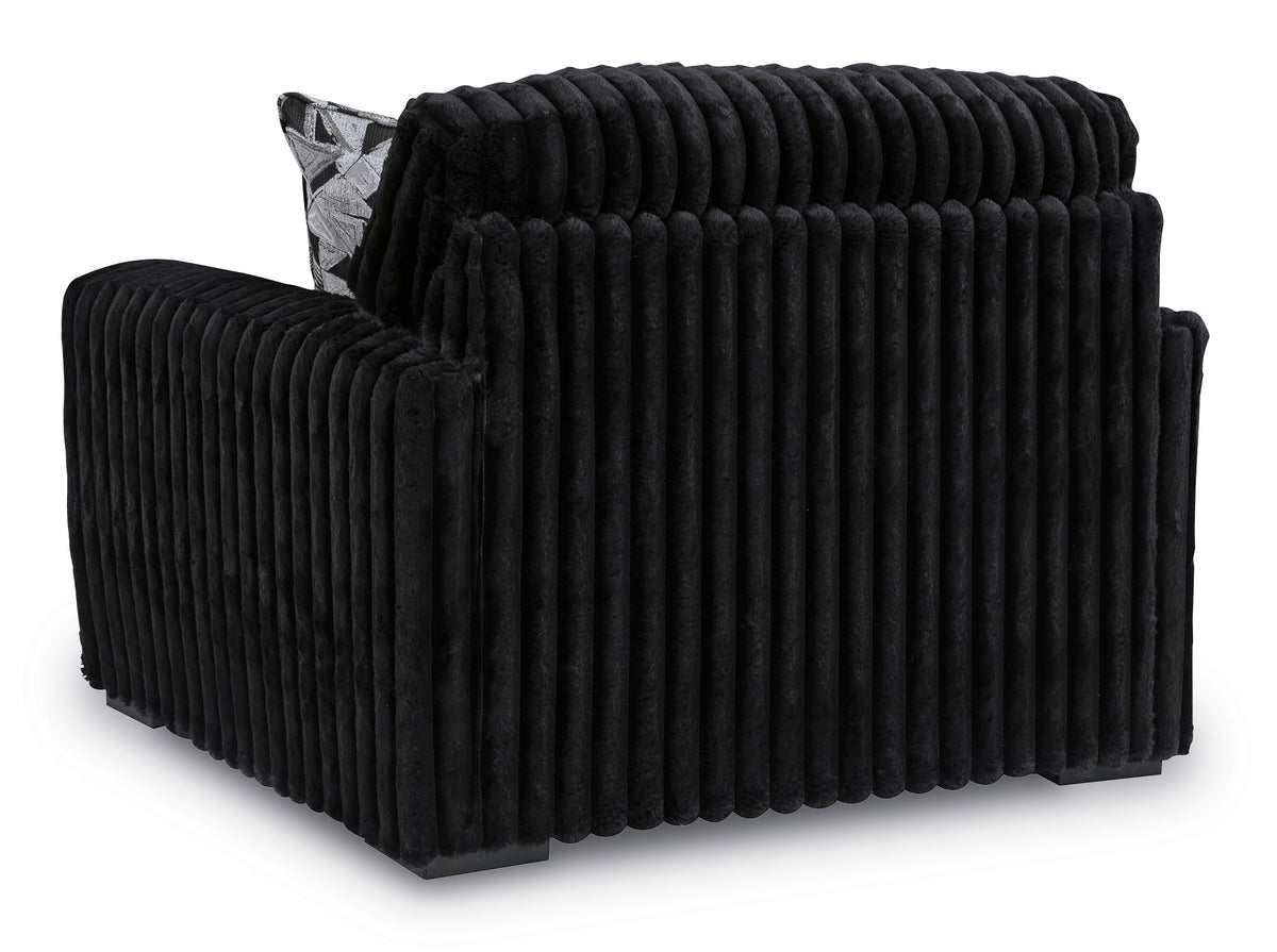 Ashley Midnight-Madness Chair and a Half