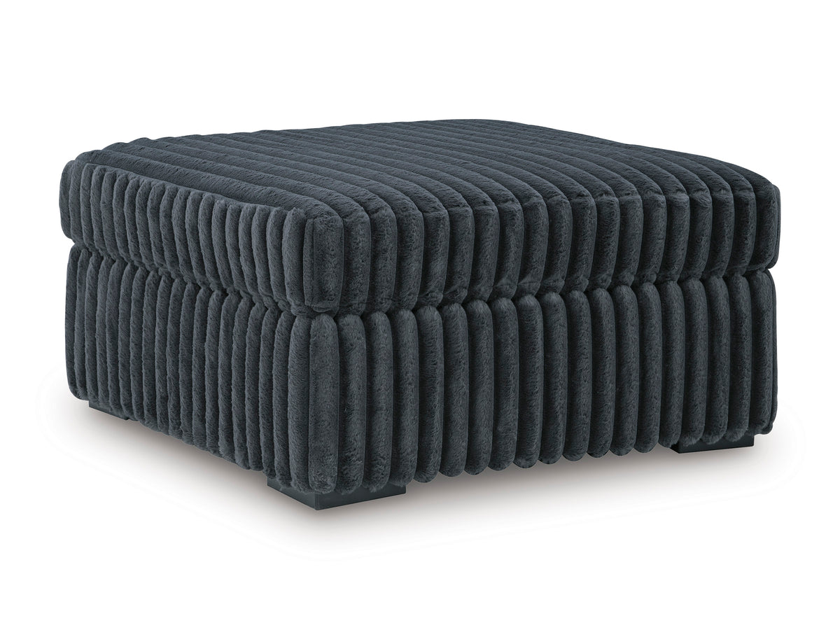 Midnight-Madness Oversized Accent Ottoman