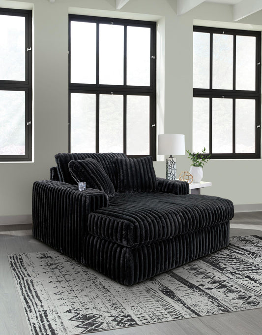 Ashley Midnight-Madness Oversized Chaise - alternate view