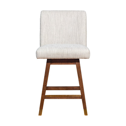 Basila Swivel Counter Stool Beige