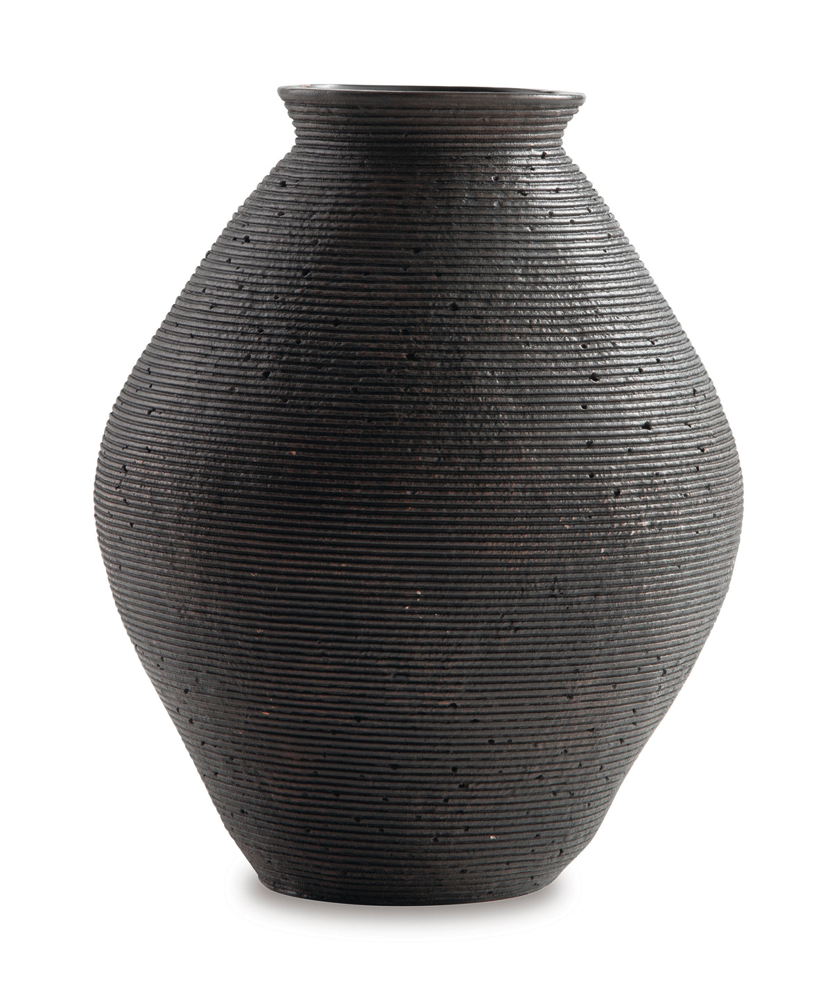 Ashley Hannela Vase 12" Brown
