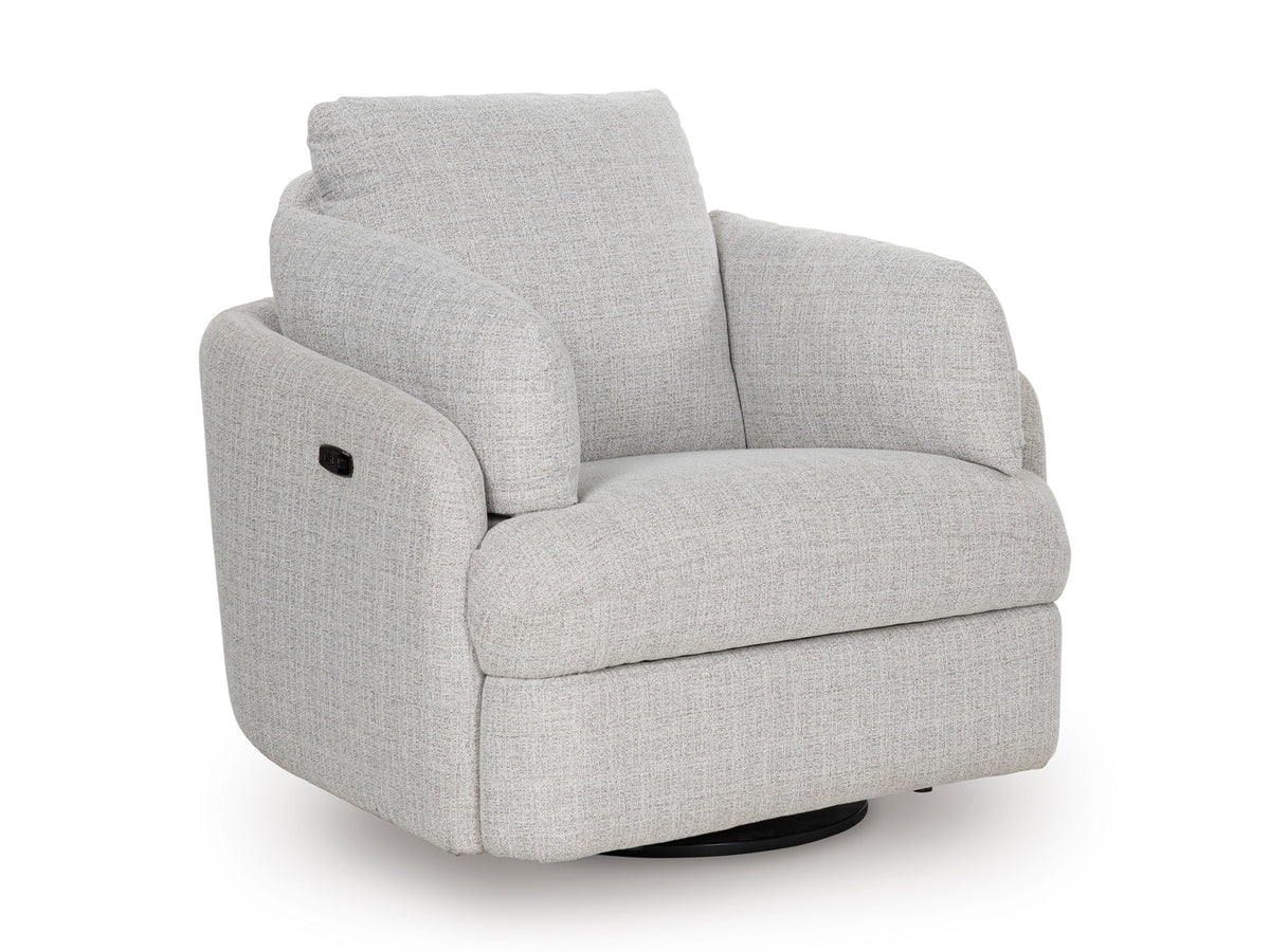 Alainmont Next-Gen Nuvella Swivel Power Recliner