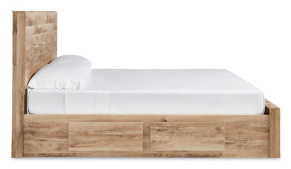 Hyanna Panel Storage Bed with 1 Under Bed Storage Drawer