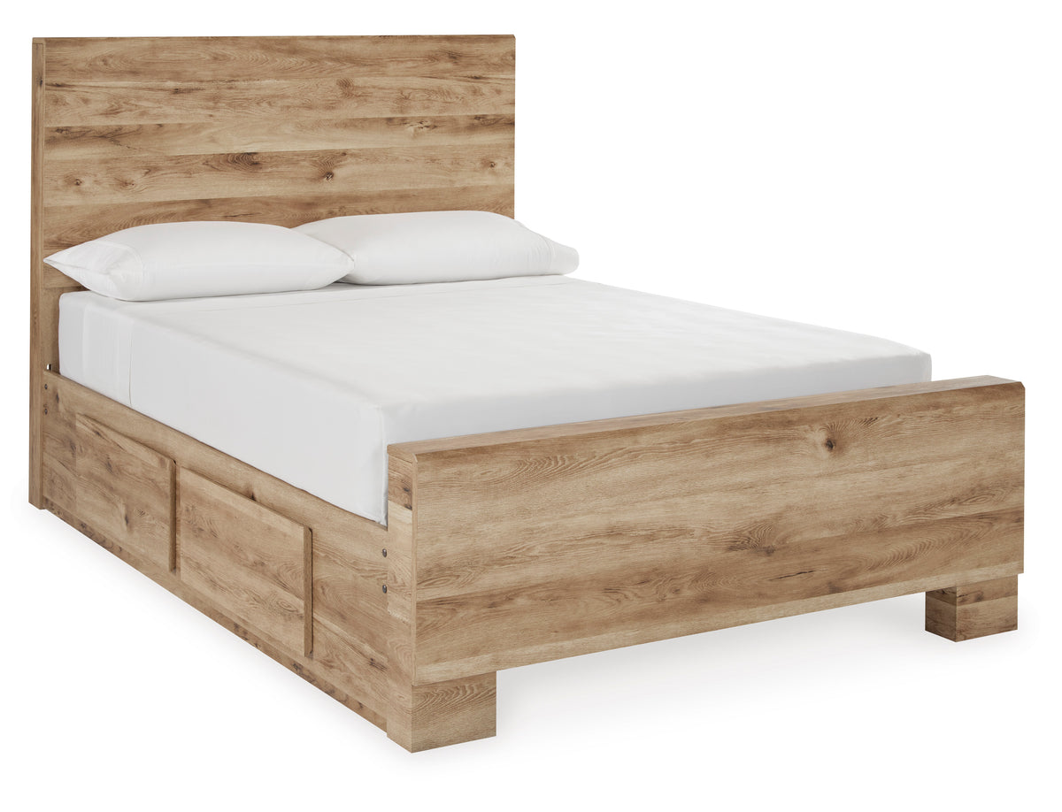 Hyanna Panel Bed with 2 Side Storage Full Double
