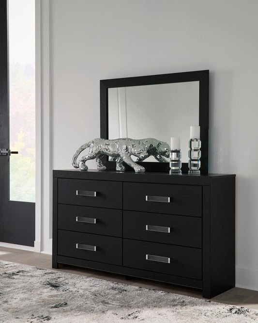 Ashley Raechalla Dresser and Mirror - alternate view