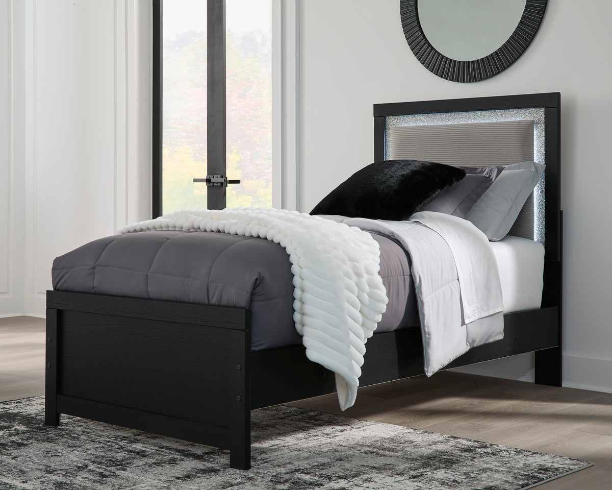 Raechalla Upholstered Panel Bed