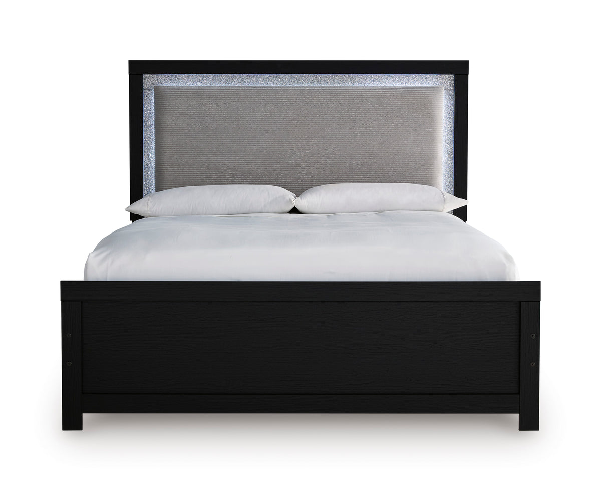 Raechalla Upholstered Panel Bed
