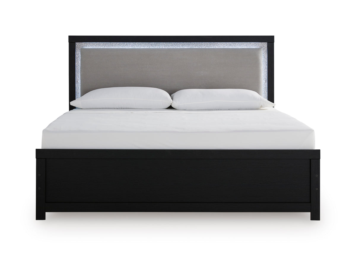 Raechalla Upholstered Panel Bed