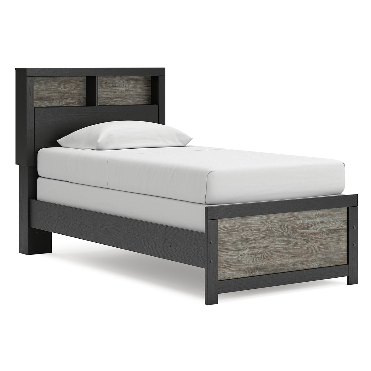 Ashley Jonnifer Bookcase Bed Twin Gray Black