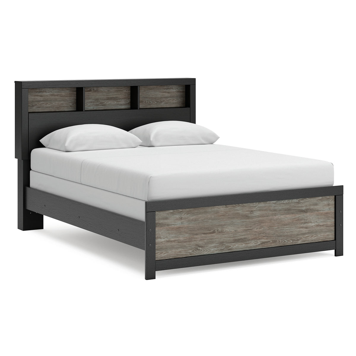 Ashley Jonnifer Bookcase Bed Queen Gray Black