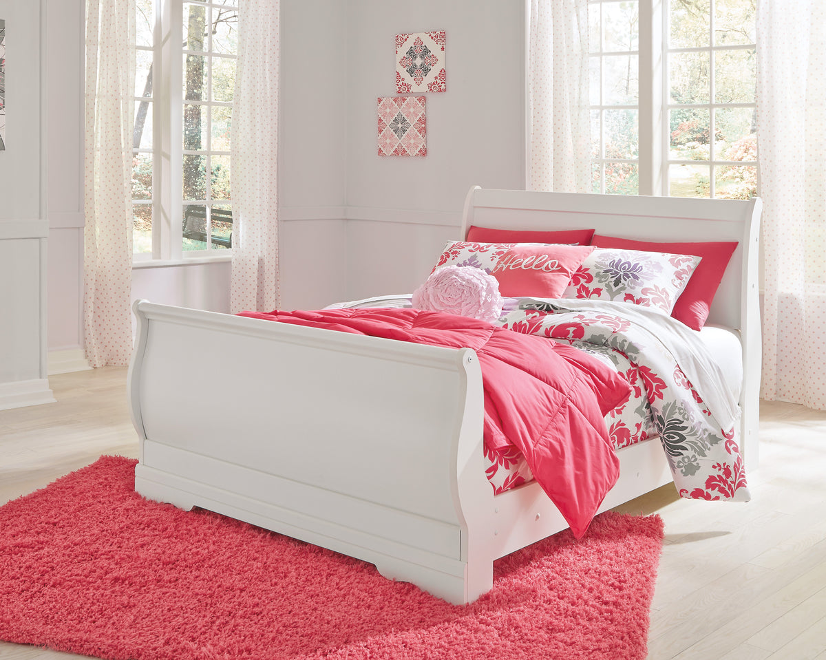 Anarasia Sleigh Bed Full Double