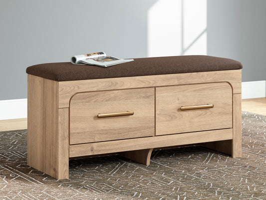 Hollymount Upholstered Bedroom Storage Bench - alternate view