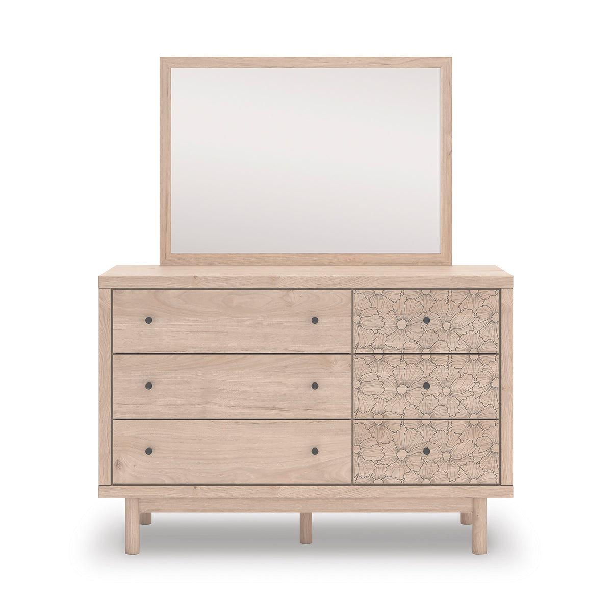 Shapella Dresser and Mirror