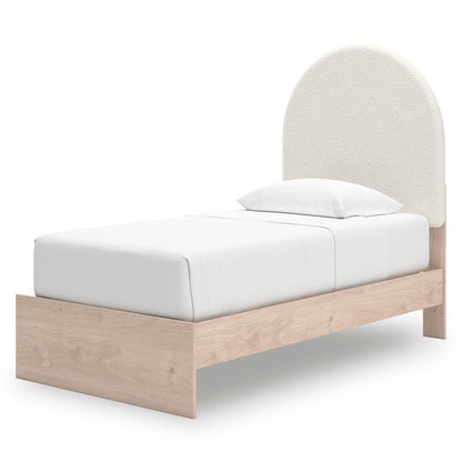 Shapella Upholstered Panel Bed with Storage
