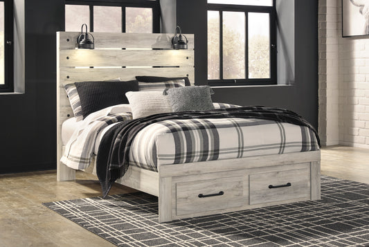 Cambeck Queen Panel Bed with 2 Storage Drawers - alternate view