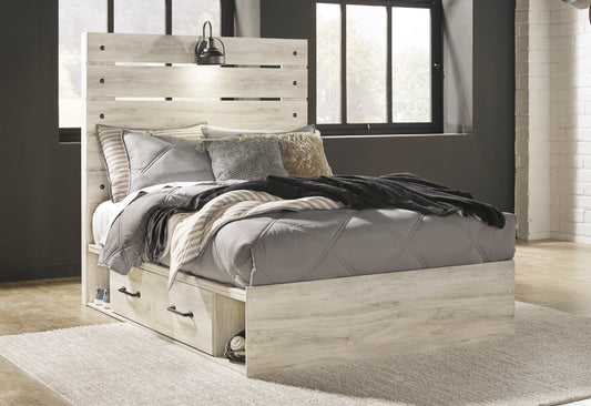 Cambeck Full Panel Bed with 4 Storage Drawers - alternate view