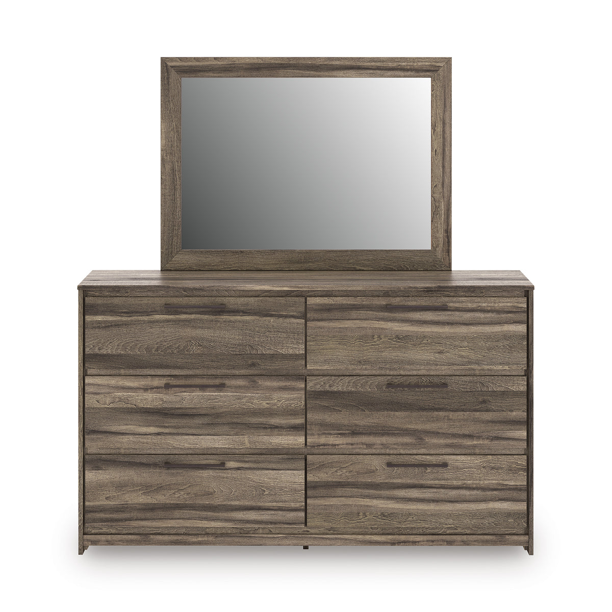 Baystorm Dresser And Mirror Brown