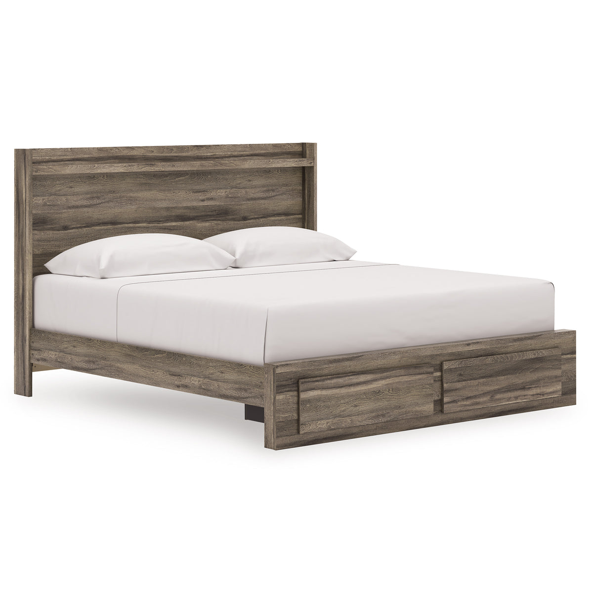 Baystorm King Panel Bed with 2 Storage Drawers