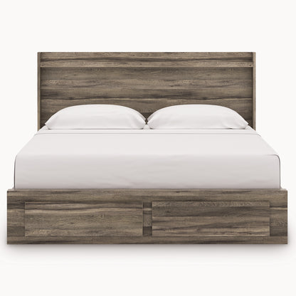Baystorm King Panel Bed with 2 Storage Drawers