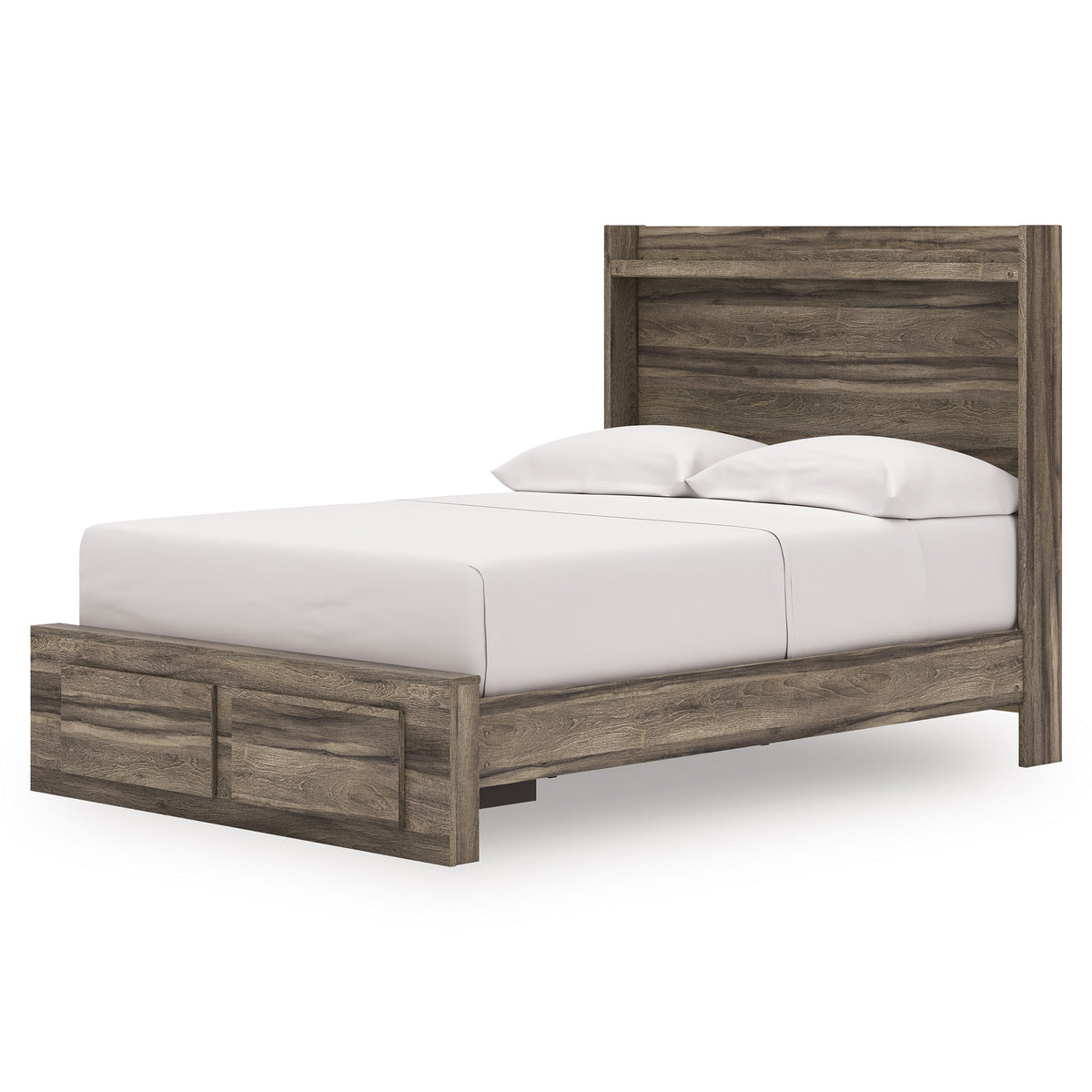 Baystorm Full Panel Bed with 2 Storage Drawers