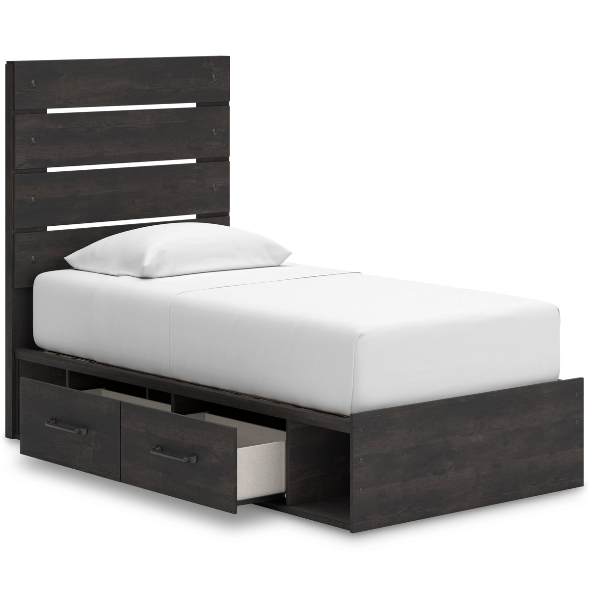 Delmorta Panel Storage Bed
