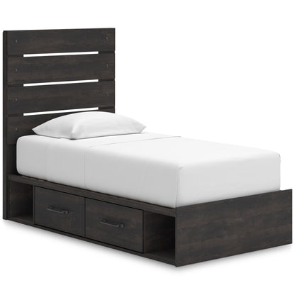 Delmorta Panel Storage Bed