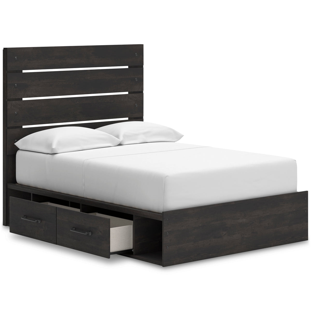 Delmorta Panel Storage Bed