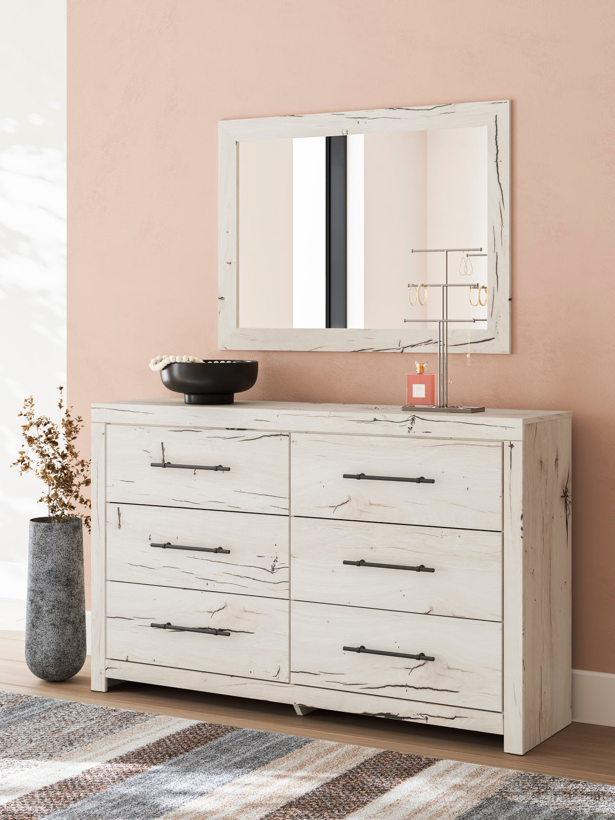 Lawroy Dresser and Mirror