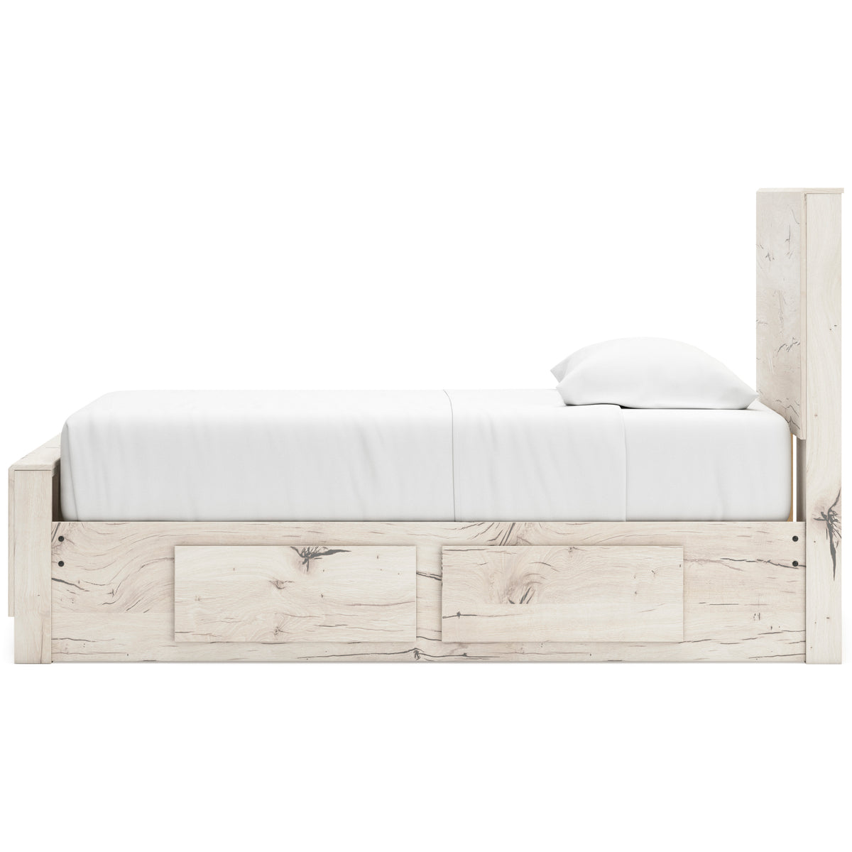 Lawroy Panel Bed with Double Side Storage