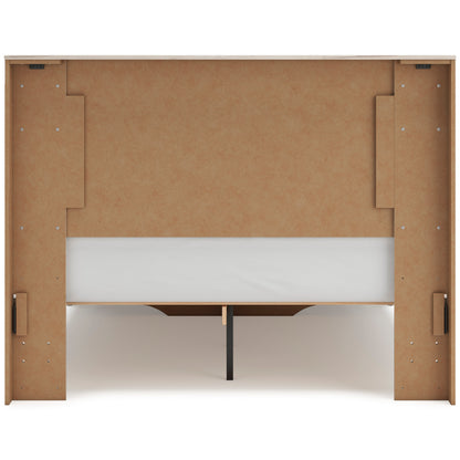 Ashley Lawroy Panel Two Drawer Storage Bed