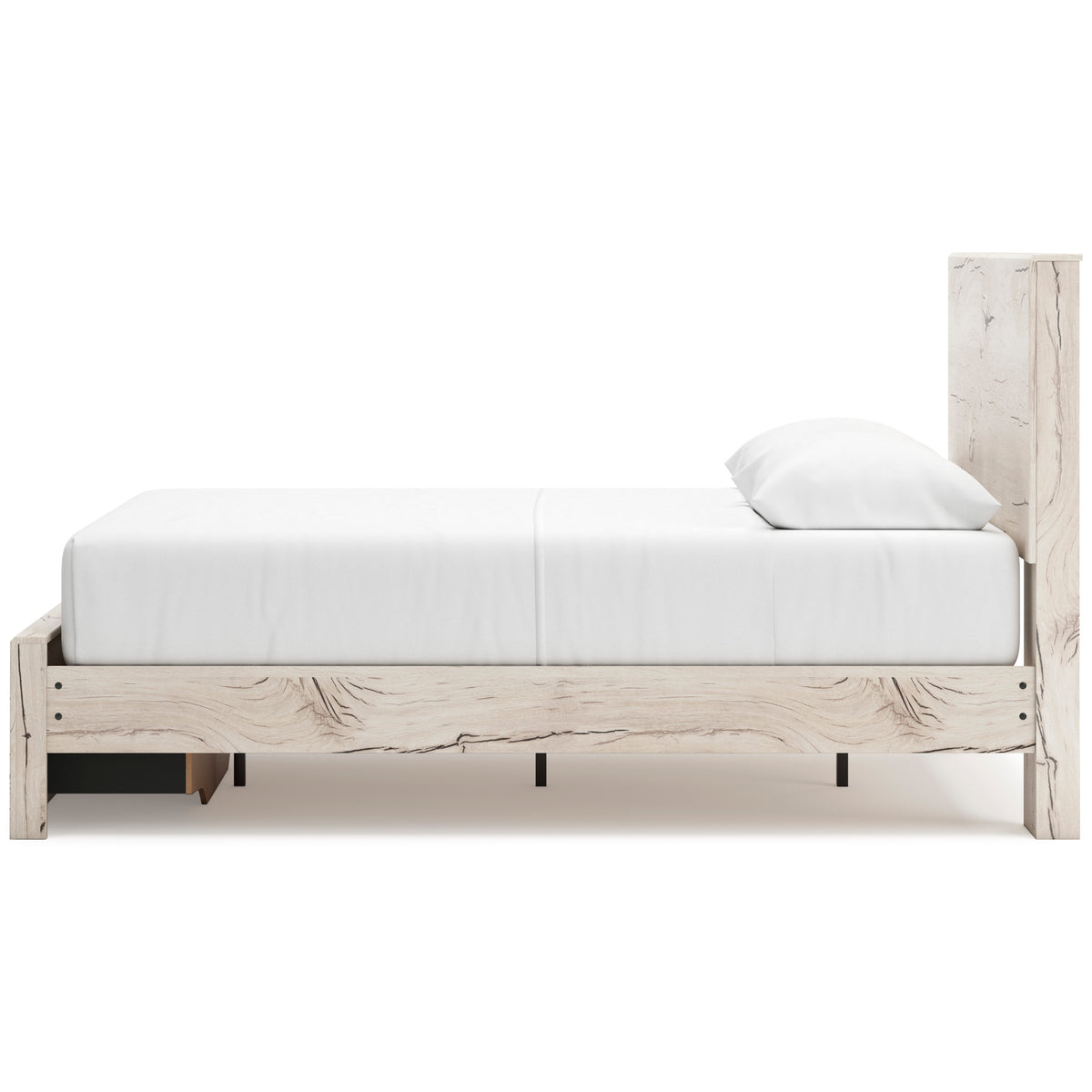 Ashley Lawroy Panel Two Drawer Storage Bed