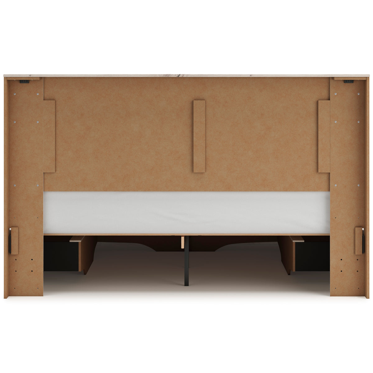 Ashley Lawroy Panel Six Drawer Storage Bed