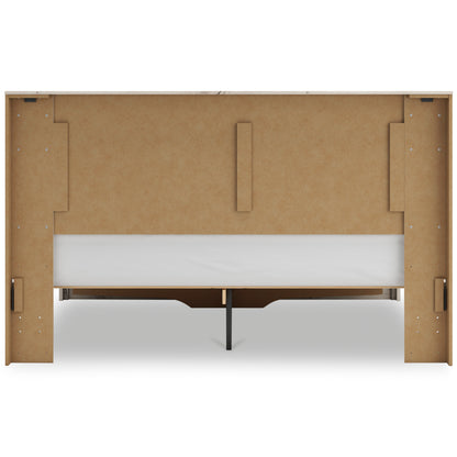 Ashley Lawroy Panel Two Drawer Storage Bed