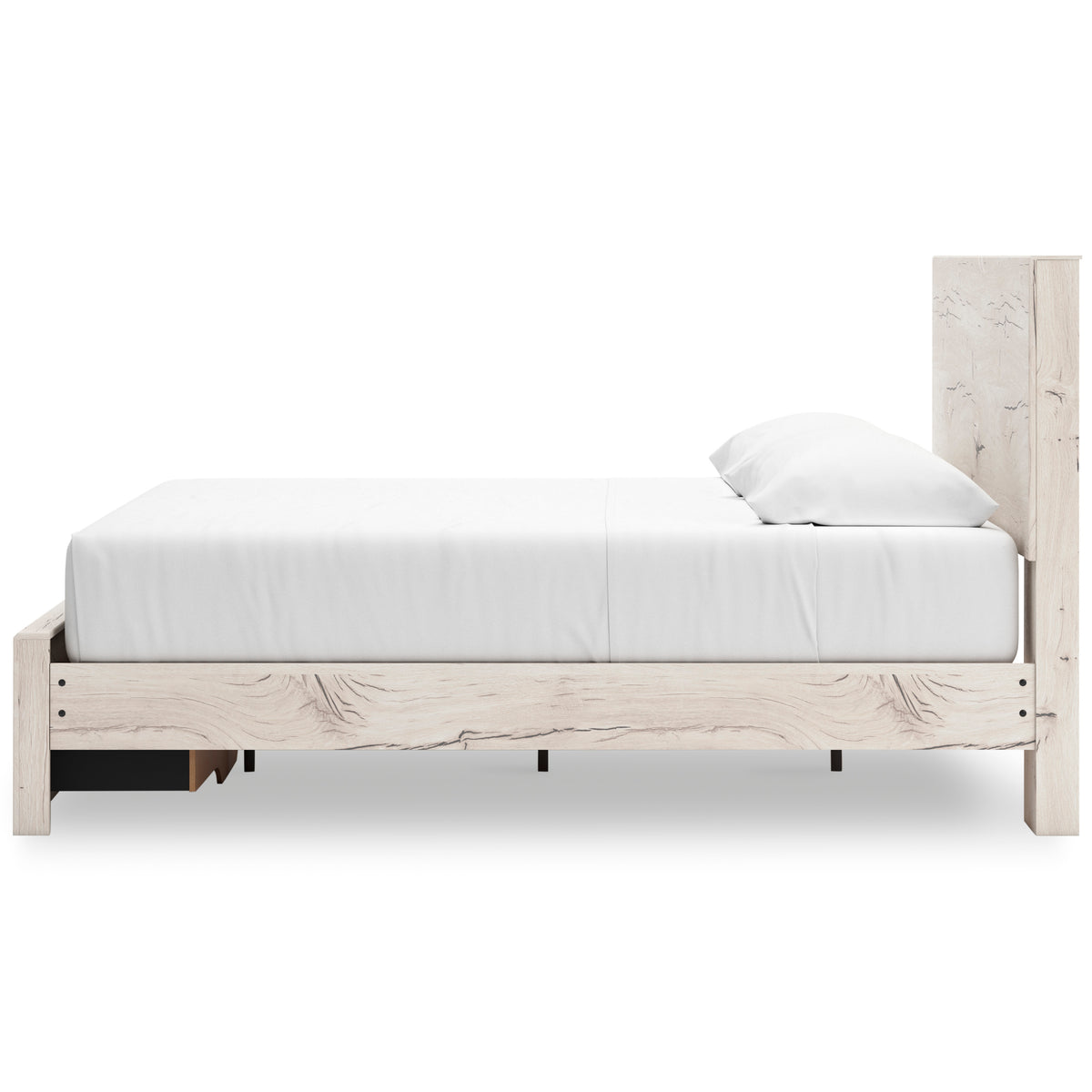 Ashley Lawroy Panel Two Drawer Storage Bed
