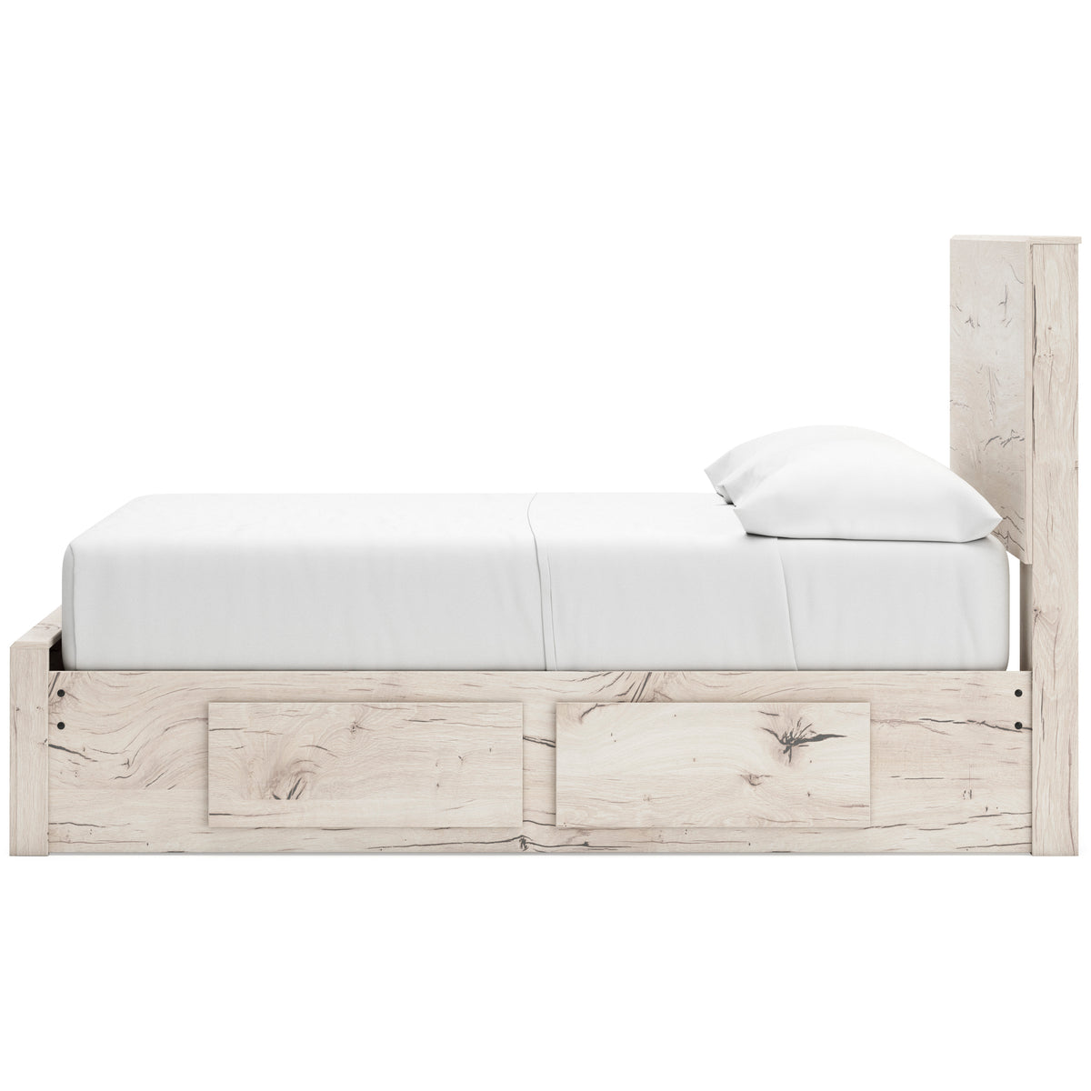 Ashley Lawroy Panel Six Drawer Storage Bed