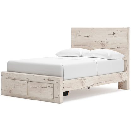 Ashley Lawroy Panel Two Drawer Storage Bed