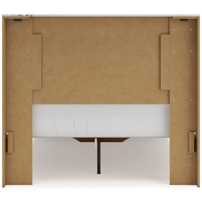Ashley Lawroy Panel Two Drawer Storage Bed