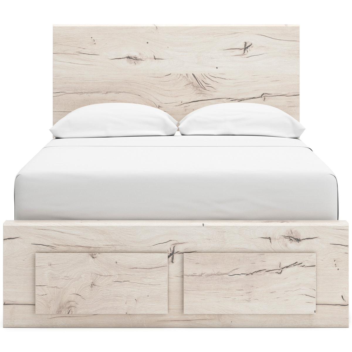 Ashley Lawroy Panel Two Drawer Storage Bed