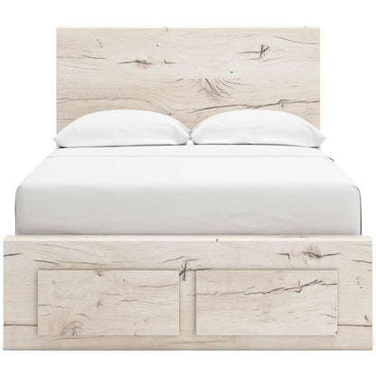 Ashley Lawroy Panel Two Drawer Storage Bed