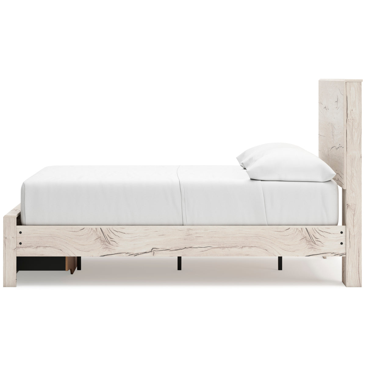 Ashley Lawroy Panel Two Drawer Storage Bed