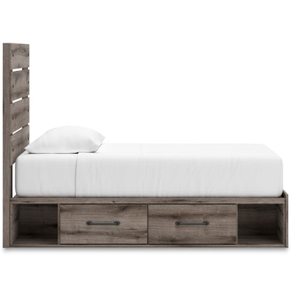 Urbanoore Panel Bed with Double Storage
