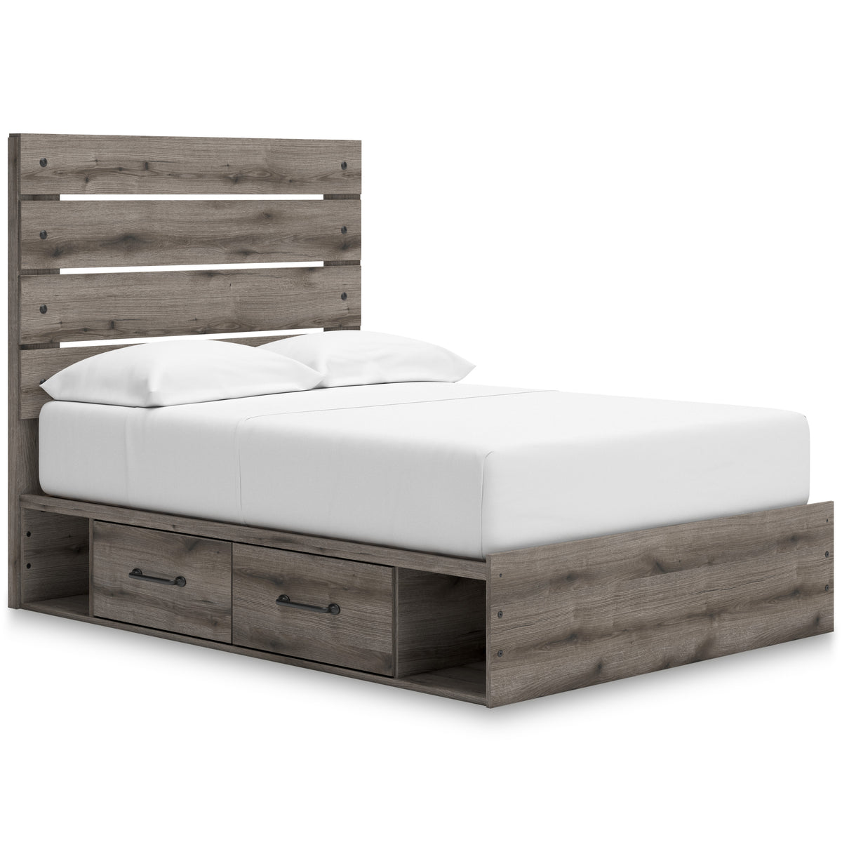 Urbanoore Panel Bed with Double Storage Full Double