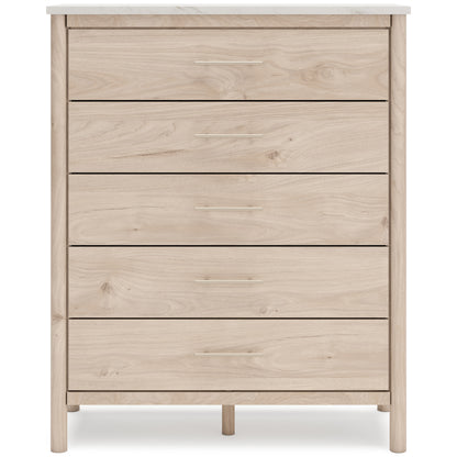 Cadmori Wide Chest of Drawers Natural Brown