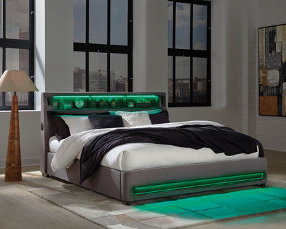 Cayberry Upholstered Bed